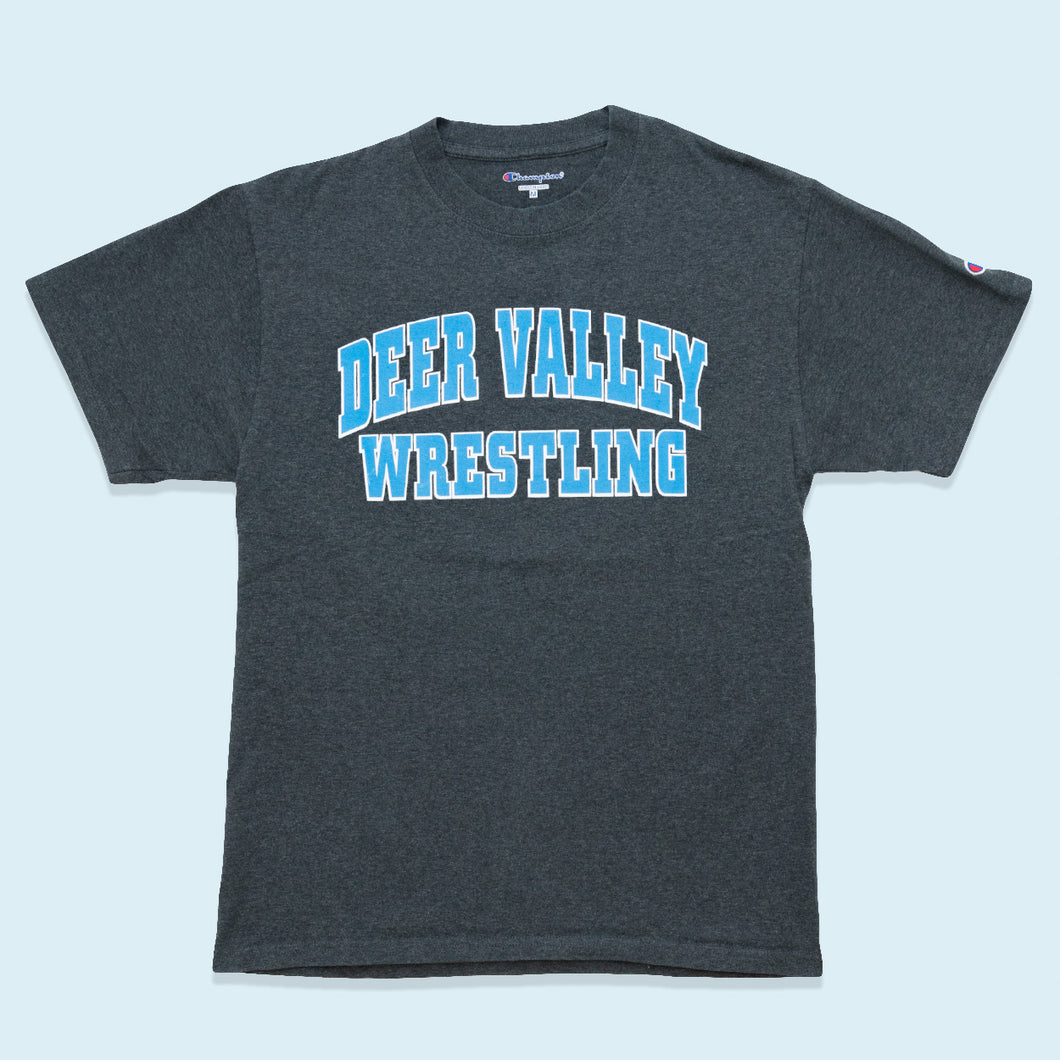 Champion T-Shirt Deer Valley Wrestling, grau, S/M