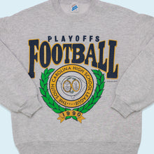 Lade das Bild in den Galerie-Viewer, Jerzees Super Sweats Sweatshirt Playoff Football South Carolina Made in the USA, grau, M/L