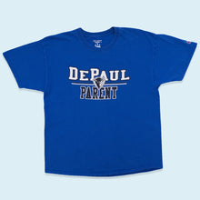 Lade das Bild in den Galerie-Viewer, Champion T-Shirt De Paul Parent, blau, L