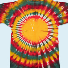 Lade das Bild in den Galerie-Viewer, Fruit of the Loom T-Shirt Grateful Dead 1988 "steal your face" Made in the USA Single Stitch, gelb/grün/rot/batik, M