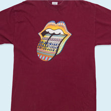 Lade das Bild in den Galerie-Viewer, T-Shirt Rolling Stones "Bridges to Babylon" 1998, rot, XL