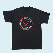 Lade das Bild in den Galerie-Viewer, Fruit of the Loom T-Shirt Colorado Triangle 90er Single Stitch Made in the USA, schwarz, M/L