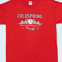 Lade das Bild in den Galerie-Viewer, Gildan T-Shirt Coldspring Baseball Playoffs, rot, L