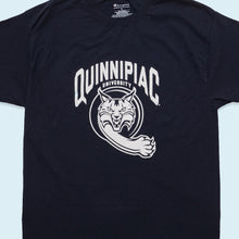 Lade das Bild in den Galerie-Viewer, Champion T-Shirt Quinnipiac University, blau, L
