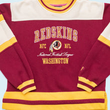 Lade das Bild in den Galerie-Viewer, Pro Player Sweatshirt Washington Redskins 90er, rot/gelb, S