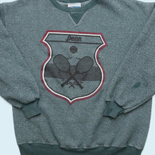 Lade das Bild in den Galerie-Viewer, Hanes Classics Heavyweight Sweatshirt Penn Tennis 90er, grün, L