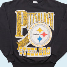 Lade das Bild in den Galerie-Viewer, Tultex Sweatshirt Pittsburgh Steelers 1994, schwarz, M