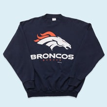 Lade das Bild in den Galerie-Viewer, Logo 7 Sweatshirt Denver Broncos 1997, blau, L/XL