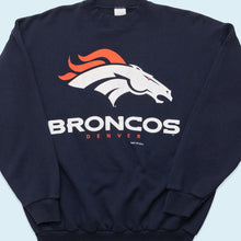 Lade das Bild in den Galerie-Viewer, Logo 7 Sweatshirt Denver Broncos 1997, blau, L/XL