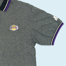 Lade das Bild in den Galerie-Viewer, Starter Poloshirt &quot;LA Lakers&quot;, grau/schwarz, M/L
