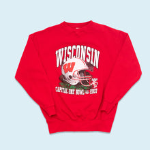 Lade das Bild in den Galerie-Viewer, Sweatshirt "Wisconsin Badgers", 2007 , rot, M