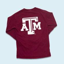 Lade das Bild in den Galerie-Viewer, Gildan Longsleeve "Texas A&M", rot, S