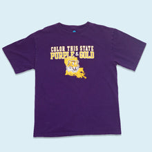 Lade das Bild in den Galerie-Viewer, T-Shirt "LSU Tigers Purple & Gold", lila, XL