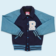 Lade das Bild in den Galerie-Viewer, Awards USA Jacke "R" Lacrosse Made in the USA 90er, blau, M/L