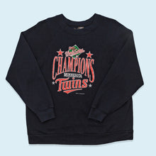 Lade das Bild in den Galerie-Viewer, Logo 7 Sweatshirt Minnesota Twins World Series 1987, schwarz, M/L
