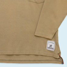 Lade das Bild in den Galerie-Viewer, Adidas Sweatshirt "Waffle Polo" Olympia Melbourne 90er, beige/braun, L