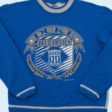 Lade das Bild in den Galerie-Viewer, Nutmeg Sweatshirt Duke Blue Devils 1989 Made in the USA, blau, S/M