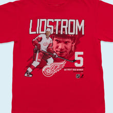 Lade das Bild in den Galerie-Viewer, T-Shirt Lidstrom Detroit Red Wings, rot, M