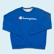 Lade das Bild in den Galerie-Viewer, Champions Sweatshirt "Big Logo", blau, 2XL