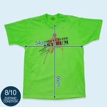 Lade das Bild in den Galerie-Viewer, Fruit Of The Loom T-Shirt Ski Bum Made in the USA Single Stitch 90er, grün, L/XL