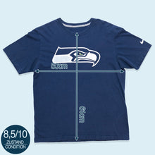 Lade das Bild in den Galerie-Viewer, Nike T-Shirt Seattle Seahawks, blau , L