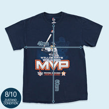 Lade das Bild in den Galerie-Viewer, Majestic T-Shirt Willie Mays Houston Astros MVP, blau, M