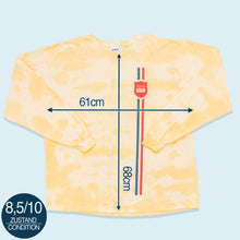 Lade das Bild in den Galerie-Viewer, Gildan Heavy Cotton Longsleeve USA Team Olympia, gelb/batik, XL/XXL