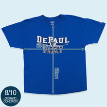 Lade das Bild in den Galerie-Viewer, Champion T-Shirt De Paul Parent, blau, L