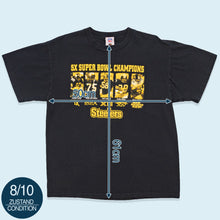 Lade das Bild in den Galerie-Viewer, NFL Players T-Shirt Pittsburgh Steelers "Super Bowl Champions", schwarz, M/L