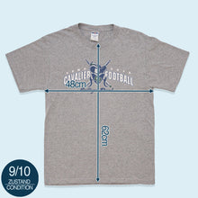 Lade das Bild in den Galerie-Viewer, Jerzees T-Shirt Cavalier Football, grau, M