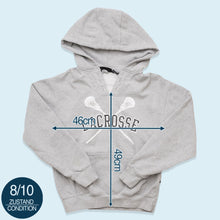 Lade das Bild in den Galerie-Viewer, Pennant Hoodie Damen Lacrosse, grau, XS/S