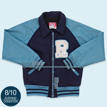 Lade das Bild in den Galerie-Viewer, Awards USA Jacke "R" Lacrosse Made in the USA 90er, blau, M/L