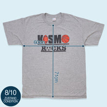Lade das Bild in den Galerie-Viewer, Duke T-Shirt Kosmo Rocks 90er Made in the USA Single Stitch, grau, XXL