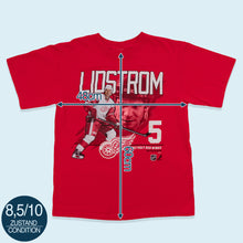 Lade das Bild in den Galerie-Viewer, T-Shirt Lidstrom Detroit Red Wings, rot, M