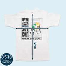 Lade das Bild in den Galerie-Viewer, Fruit Of The Loom T-Shirt NHL Single Stitch 90er, weiß, M/L schmal