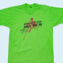 Lade das Bild in den Galerie-Viewer, Fruit Of The Loom T-Shirt Ski Bum Made in the USA Single Stitch 90er, grün, L/XL