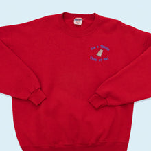 Lade das Bild in den Galerie-Viewer, Jerzees Super Sweats Sweatshirt "See a thimble..", rot, XL