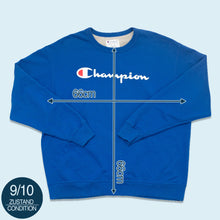 Lade das Bild in den Galerie-Viewer, Champions Sweatshirt "Big Logo", blau, 2XL