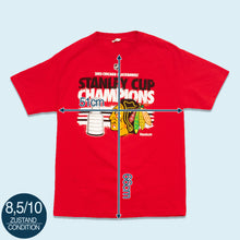 Lade das Bild in den Galerie-Viewer, Alstyle T-Shirt "Chicago Blackhawks Stanley Cup Champion", 2013, rot, L