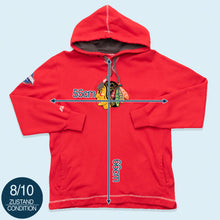 Lade das Bild in den Galerie-Viewer, Majestic Hoodie Chicago Blackhawks NHL, rot, L