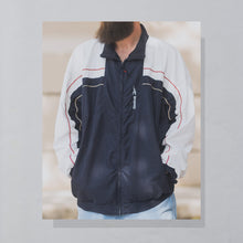 Lade das Bild in den Galerie-Viewer, Reebok Trainingsjacke 2000er, weiß/blau, XL/XXL
