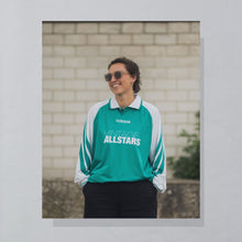 Lade das Bild in den Galerie-Viewer, Adidas Trikot "Vintage Allstars" deadstock 90er Made in Portugal, grün, XL
