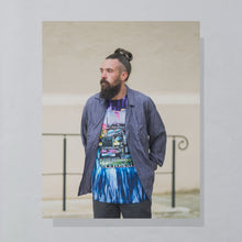 Lade das Bild in den Galerie-Viewer, Arpino Hemd "100% Seide", lila, XL
