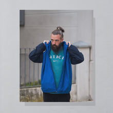 Lade das Bild in den Galerie-Viewer, Nike Trainingsjacke 00er, blau, XL/XXL
