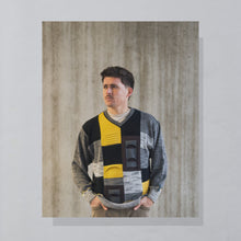 Lade das Bild in den Galerie-Viewer, Carlo Colucci Strickpullover, grau, L/XL
