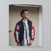 Lade das Bild in den Galerie-Viewer, Adidas Trainingsjacke 80er, rot/blau, M
