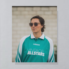 Lade das Bild in den Galerie-Viewer, Adidas Trikot "Vintage Allstars" deadstock 90er Made in Portugal, grün, XL
