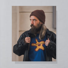 Lade das Bild in den Galerie-Viewer, Fruit of the Loom Longsleeve Steve Matthews Band, blau, L/XL
