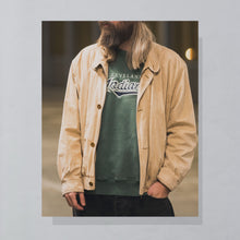 Lade das Bild in den Galerie-Viewer, Crable Sportswear Sweatshirt "Cleveland Indians" 90er, grün, L
