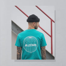 Lade das Bild in den Galerie-Viewer, Fruit of the Loom T-Shirt &quot;Pocket Tee Vintage Allstars&quot; 80er/90er single stitch Made in the USA, blau, M
